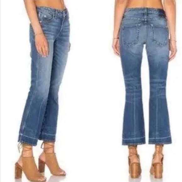 AMO Jane Recess W/Crease Cropped Jean